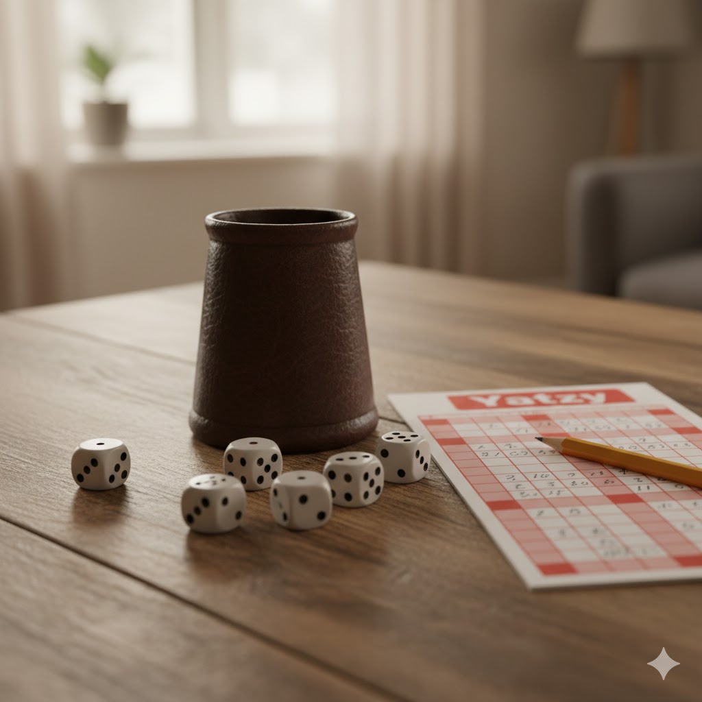 Yatzy: En komplet guide til regler, strategier og pointgivning