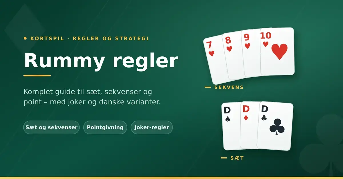 Rummy – regler til det klassiske kortspil