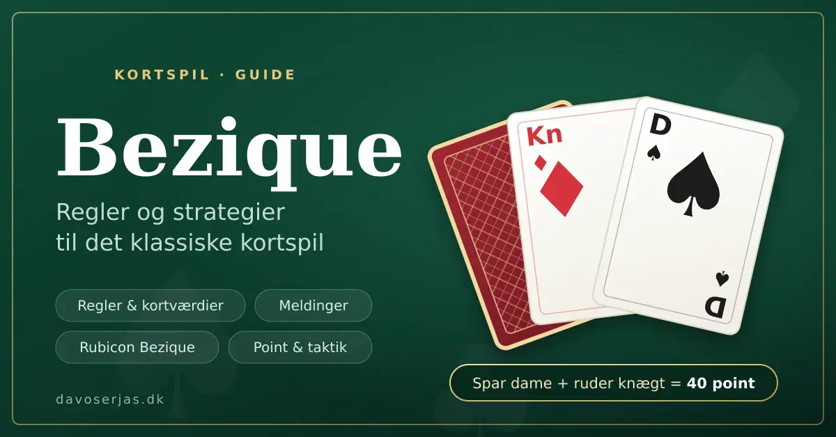 Bezique regler og strategier til det klassiske kortspil