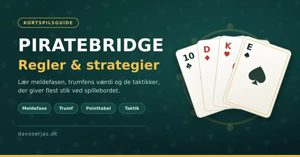 Piratebridge – regler og budrunde
